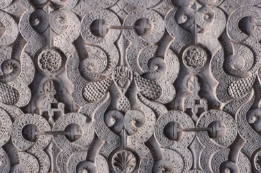 Detalhe de um muro, construído pelos Saadianos em 1565 (estuque)