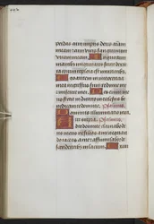 Reis 9, f.235v, Livro de Horas, Uso de Sarum ("Livro de Horas de Ana Bolena") (velino)
