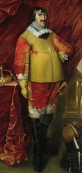 Rei Christian IV (óleo sobre tela)