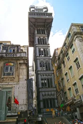 Santa Justa Lift, Lisbon, Portugal (photo)