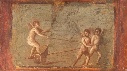 Cupidos numa carruagem, Herculano