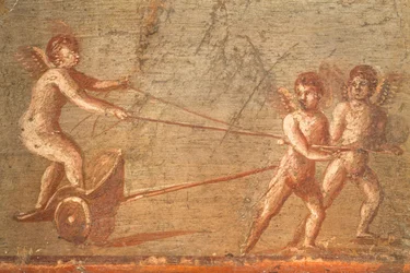 Cupidos numa carruagem, Herculano