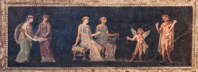 Cena dionisíaca, Herculano