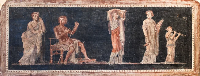 Cena dionisíaca, Herculano