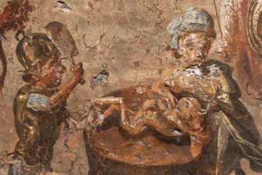 O Julgamento de Salomão, Pompeia