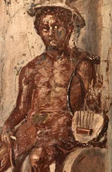 A infância de Baco, Mercúrio, Herculano