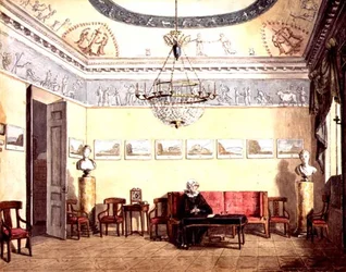 Sala de Estar Neo-Clássica