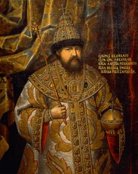 Retrato de Alexis da Rússia (1629-76), Czar da Rússia (1645-76), pintura de um artista desconhecido