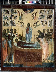 Dormição da Virgem, ícone russo