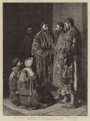 A Expedição Russa a Khiva, "Políticos da Ásia Central" (gravura)