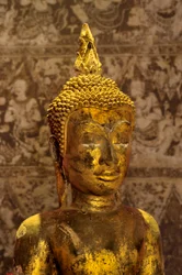 Imagem de Buda ao estilo Ayutthaya (bronze dourado)