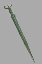 Espada, Perto de Palermo, Siciliano, século VIII a.C. (bronze)