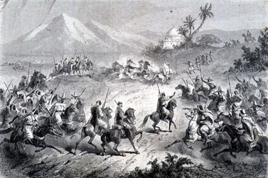 Uma Aventura, Travellers Attacked by Brigands, ilustração de 
