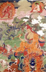 O mágico Abhayakava de Bengala, Thai-Ka tibetano, Musée Guimet, Paris