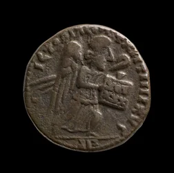 Moeda islâmica de Hisn Kayf (cobre)