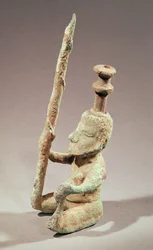 Warrior, Dong-son Civilisation, do Vietnã (bronze)