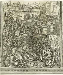A Guerra com Veneza, do Arco do Triunfo de Maximiliano I