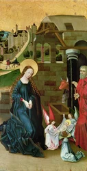 Adoração do Menino Jesus (painel lateral de um tríptico)