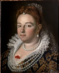 Retrato de Bianca Capello, dama veneziana da Renascença. (Pintura
