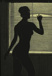 Traição, 2000 (scratchboard, colorido digitalmente)