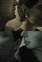 Speaking in Tongues, 2001 (scratchboard, colorido digitalmente)