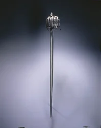 Espada larga de cabo de cesto, c.1740