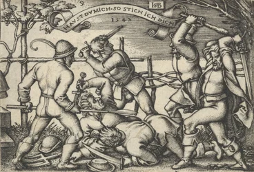 Brawl dos Camponeses, da Festa dos Camponeses ou os Doze Meses, 1547.