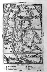 La course du Nile - em "Cosmographia" de Sebastiano Munster
