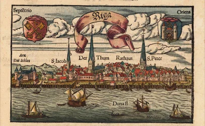 Riga da Cosmographia, ca 1568
