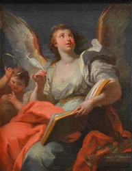 Francês: Allégorie de la Renommée Alegoria da Fama