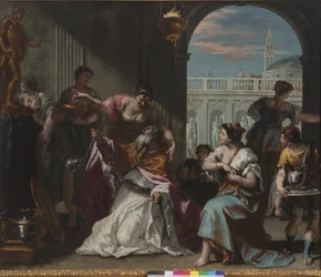 Salomão adora ídolos, c.1724