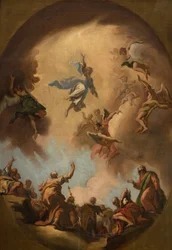 A Ascensão de Cristo (óleo sobre tela)