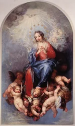 A Imaculada Virgem Maria (óleo sobre tela)