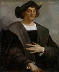 Retrato de um homem, supostamente Christopher Columbus. 1519