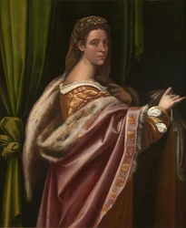 Retrato de uma senhora, década de 1540