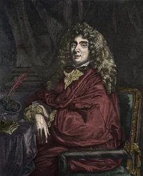 Retrato de Jean-Baptiste Poquelin dit Moliere (Jean Baptiste Poquelin