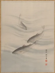 Peixes Natação, ca. 1890-92.