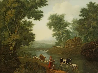 Paisagem nos arredores de São Petersburgo