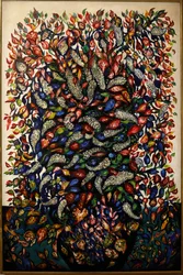 Flores e fruta, cerca de 1920