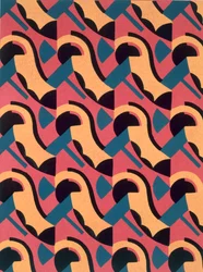 Design de &39;New Compositions Decoratives&39;, final da década de 1920 (stencil print)