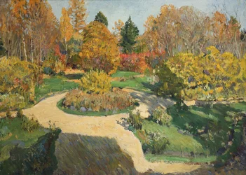 O jardim no outono de 1910