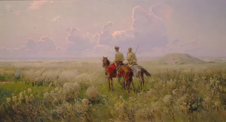 Cossacos na estepe, 1900