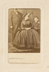 [Napoleão III, Imperatriz Eugénia e Eugénio Luís João José Bonaparte]