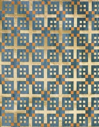 Olovyanishnikov Manufactory Half-Silk Satin, início do século XX (têxtil)