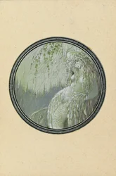 Rusalka. Ilustração do poema Ruslan e Lyudmila de A. Pushkin, 1921-1926.