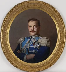 Retrato do imperador Alexandre III 1845-1894, ca 1865