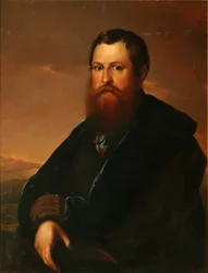 Retrato do comerciante Pyotr Semyonovich Sapozhnikov