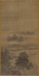 Paisagem, final de 1500-início de 1600.