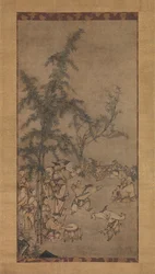 Sete Sábios do Bosque de Bambu, década de 1550.