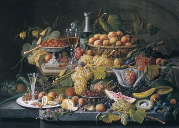 Ainda vida: fruta, 1855.